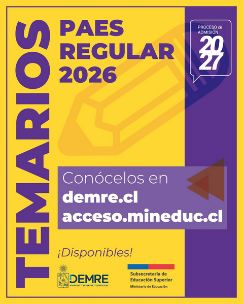 PAES Regular: Pruebas y Temarios Oficiales